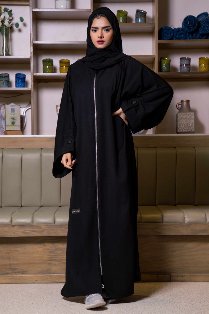 عباية عملية بسحاب