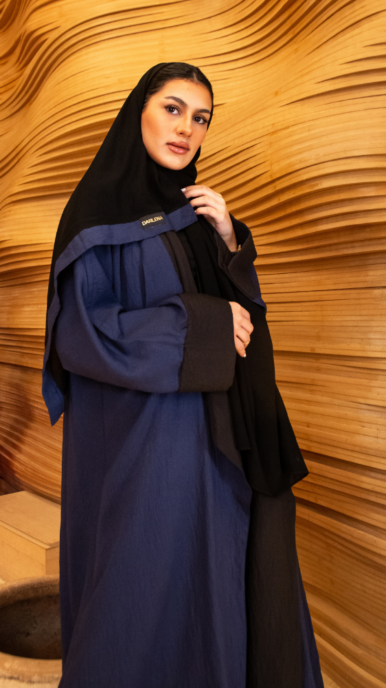 عباية بخامتين مزدوجة