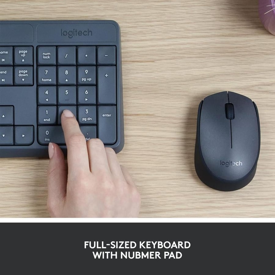 Logitech MK235 Wireless Keyboard - Mouse for Optimal Use