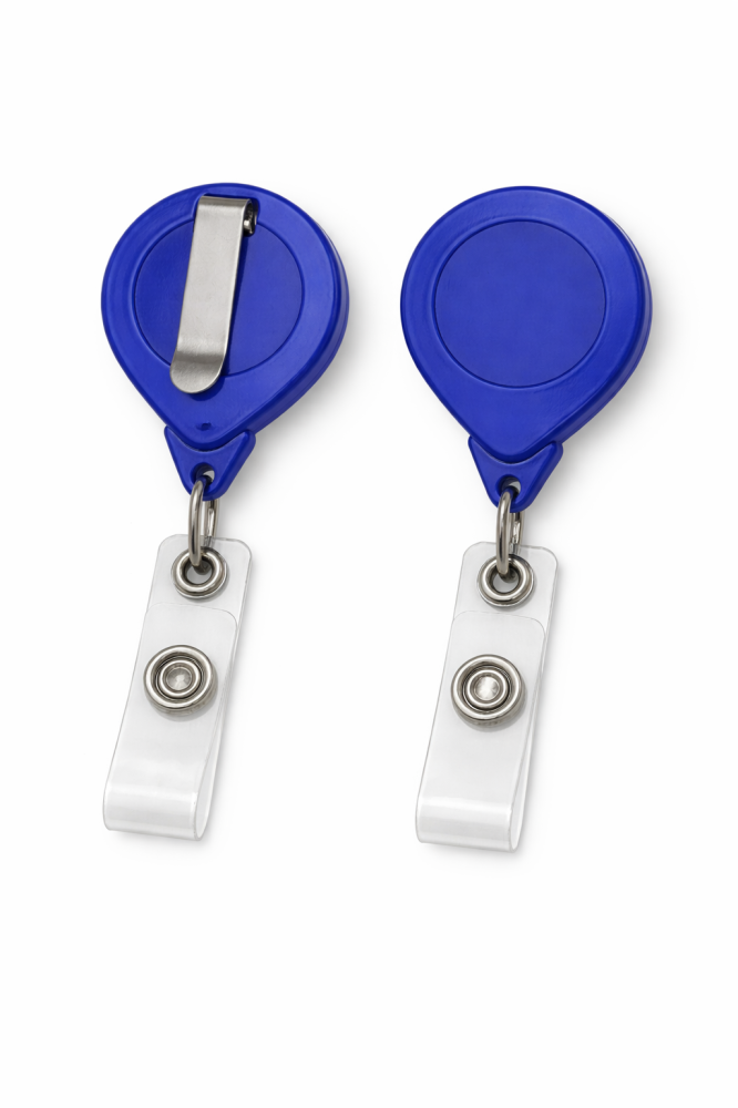 Blue Triangle Retractable Badge Reel | Modern & Practical Design