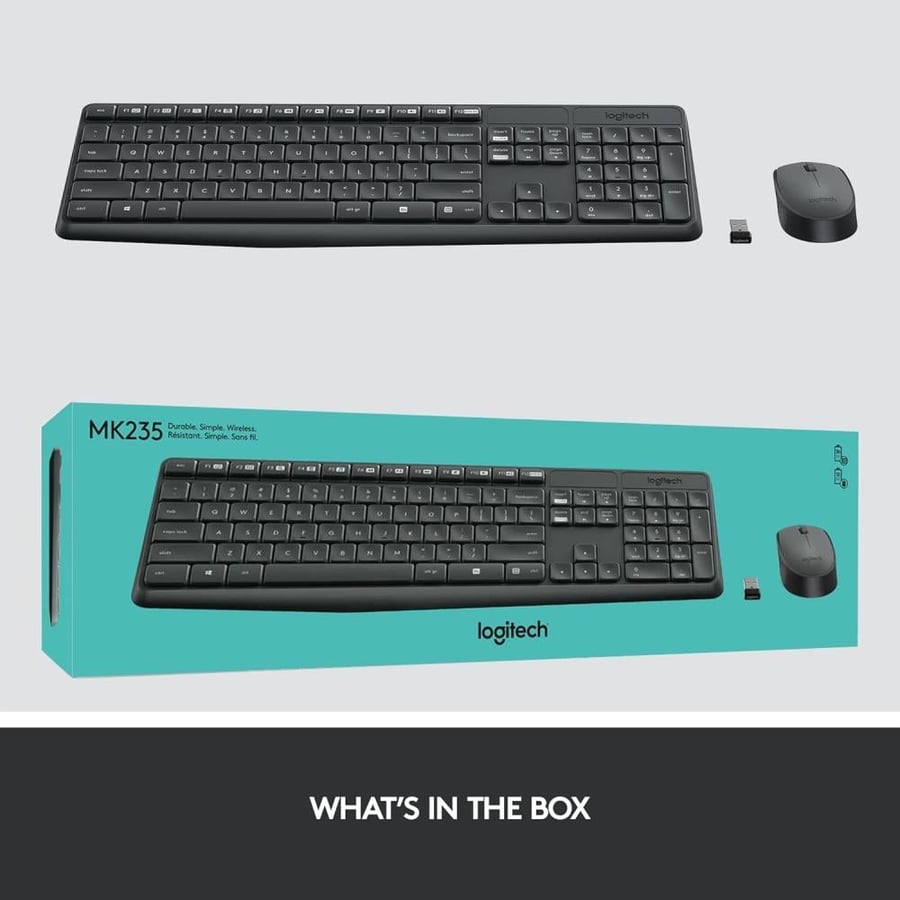 Logitech MK235 Wireless Keyboard for High Performance