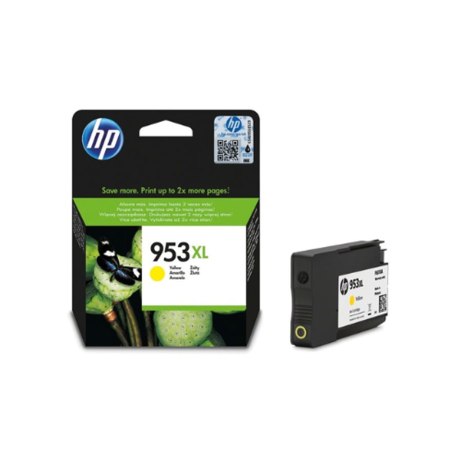 حبر اتش بي 953XL عبوة سائل اصلي اصفر