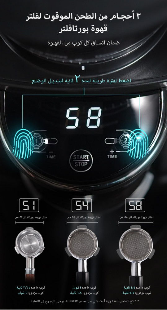 طاحونة القهوة الكهربائية هايب مطحنة كهربائية مع 34 التروس لإسبريسو القهوة الأمريكية