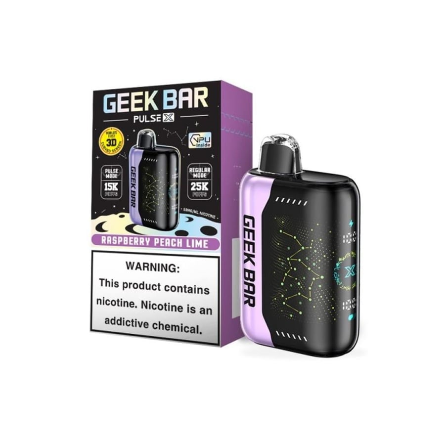 Geek Bar Pulse X Raspberry Peach lime