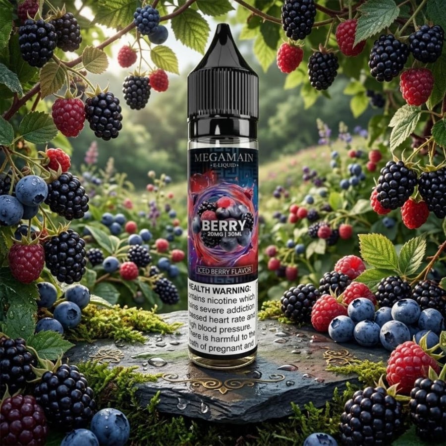 ميقا مان توت 30 مل - Megamain Berry 30ml