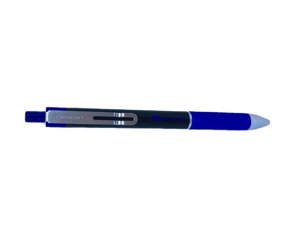 قلم  جاف ضغاط لون ازرق غامق 0.1mm