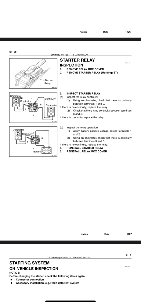 PDF booklet methods of maintenance Toyota Camry 1998-2002