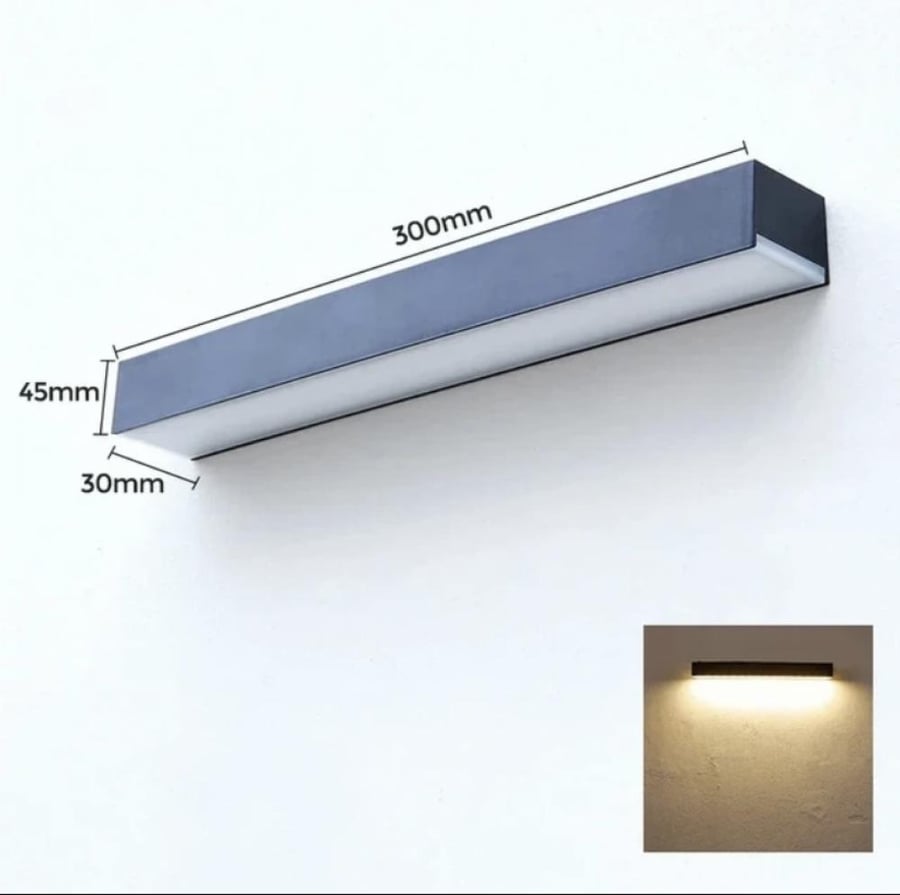 Sun-powered wall lighting