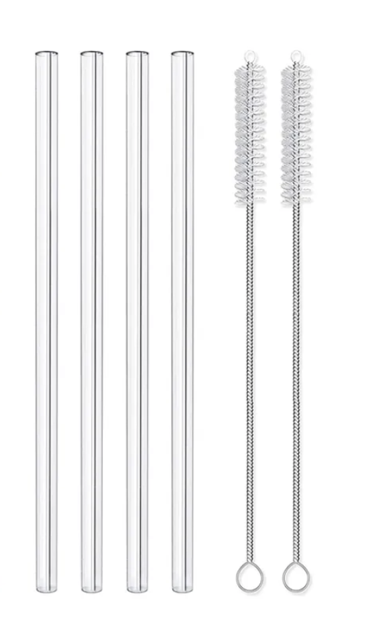 Glass straws
