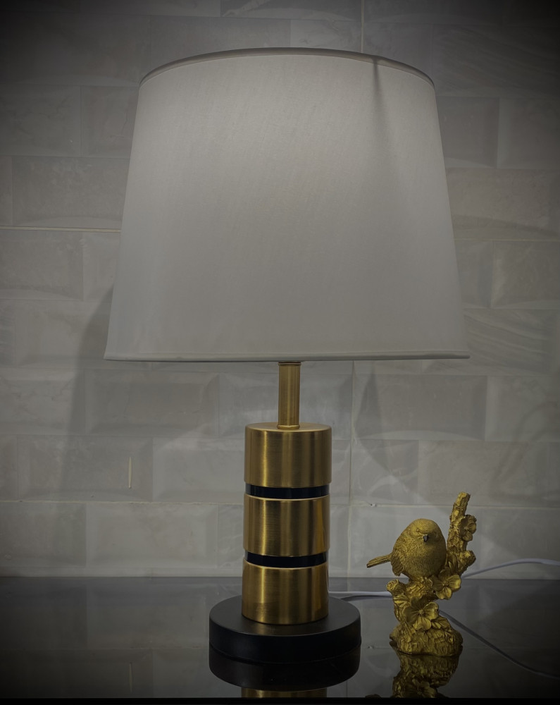 Black and gold abajour