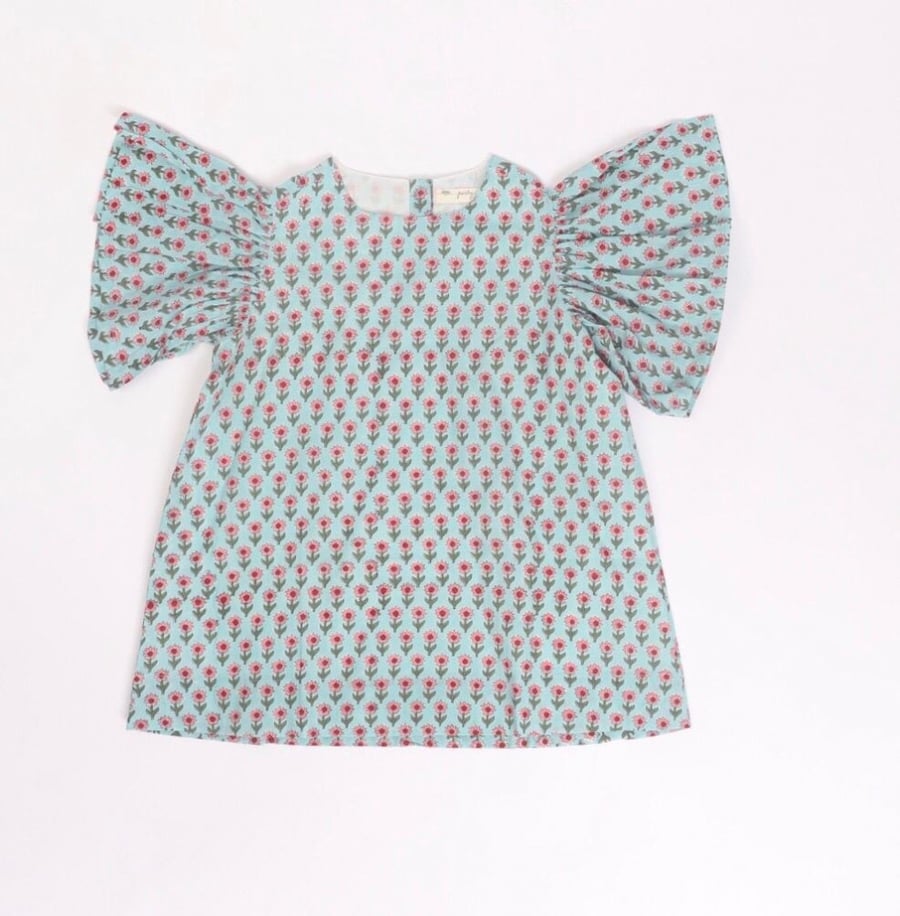 BLUE SUNFLOWER DRESS