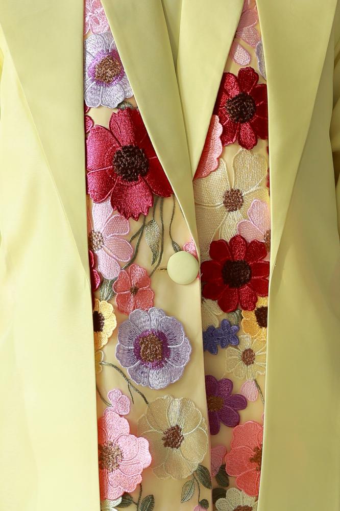 Yellow suit