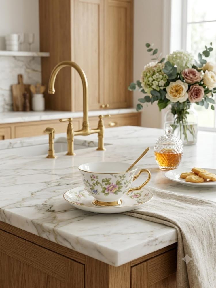 Cup set with plate