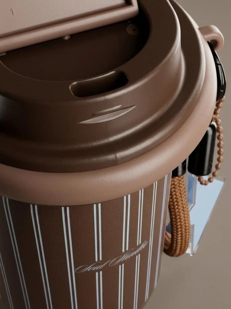 Everyday Coffee Cup- ( striped )
