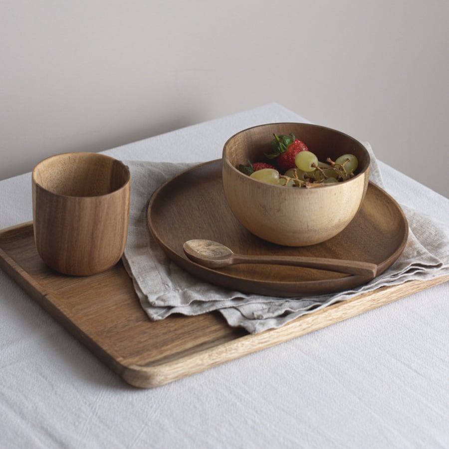 soft wood cup - كوب