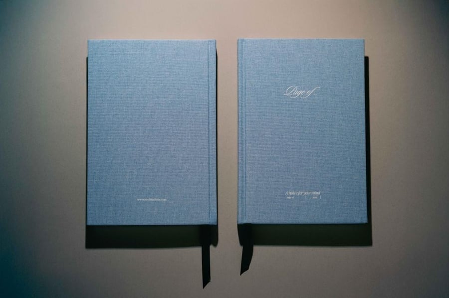 دفتر  لمساحتك الخاصه  - Page Of ( Blue)