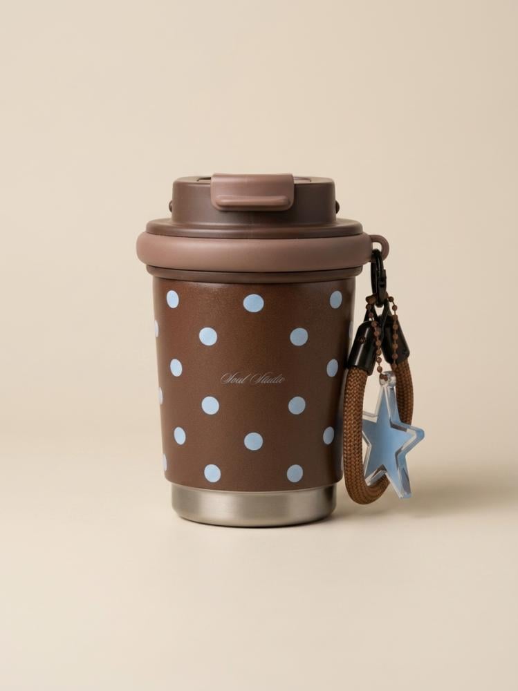 Everyday Coffee Cup- ( polk dots )