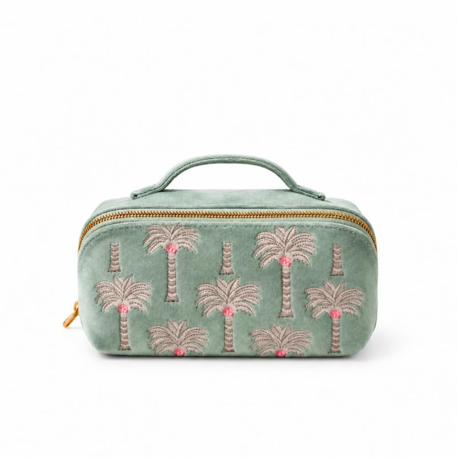 Sage Velvet Bag