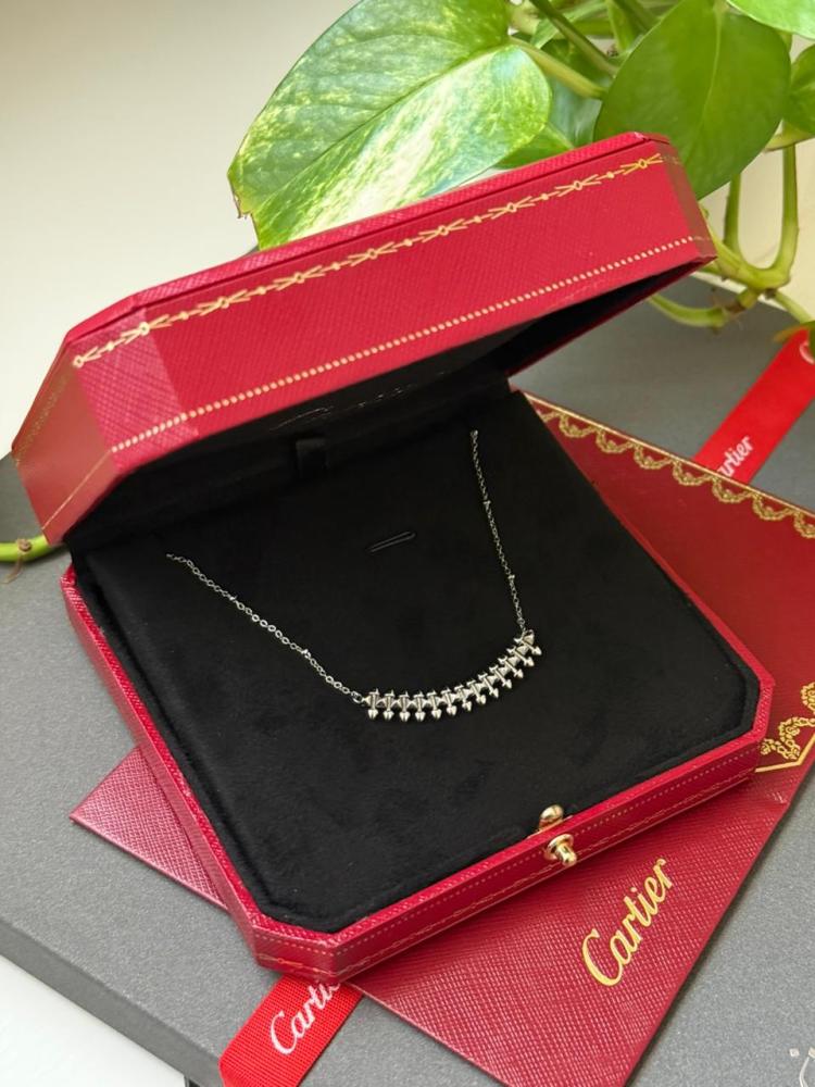 Cartier silver necklace