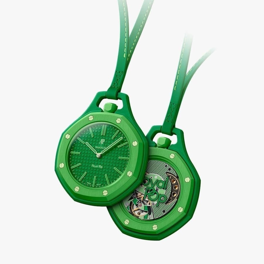 ساعة نسخة AP & Swatch (رويال بوب) ثمانية الأضلاع