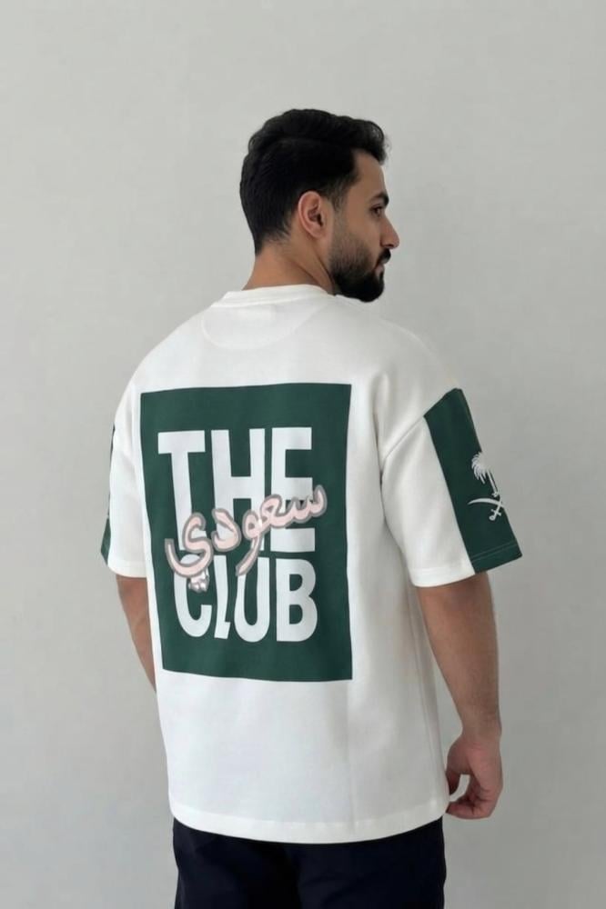 اوفر سايز تيشرت The club سعودي