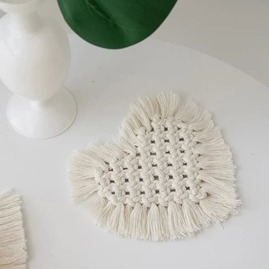 Macrame coaster