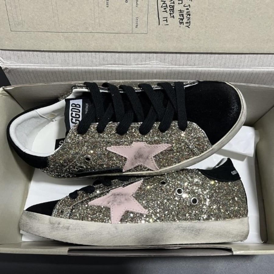 Golden Goose Glitter Bronze