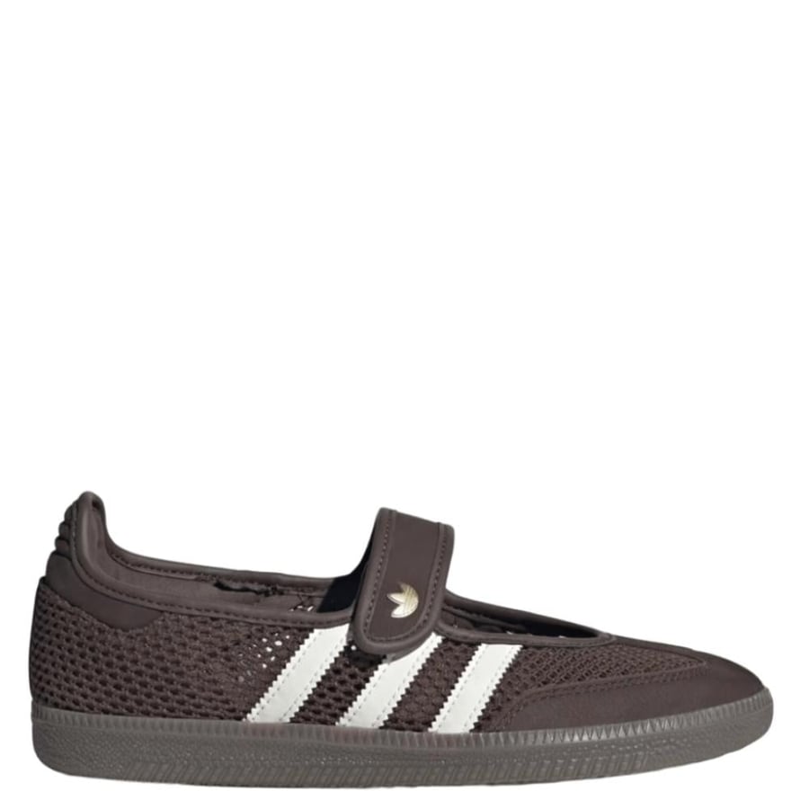 SAMBA JANE Brown / Off White / Gold Metallic