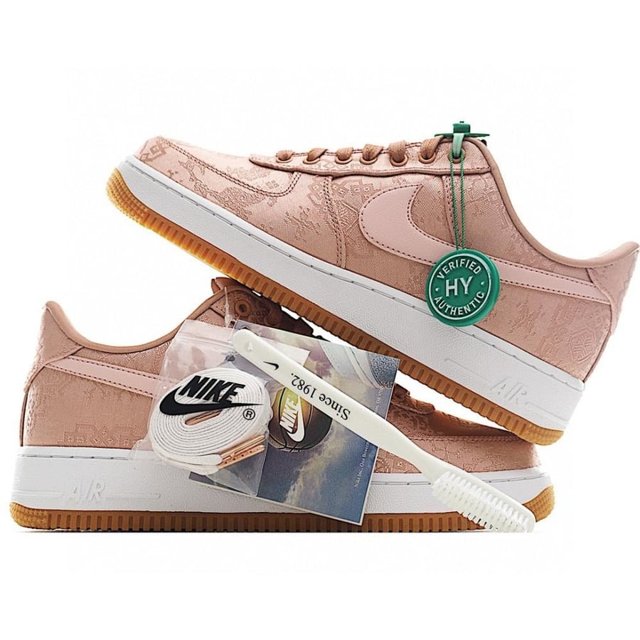 Nike x CLOT Air Force 1 Low Premium 'Rose Gold Silk'