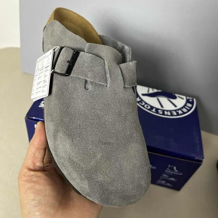 Birkenstock Boston suede clogs