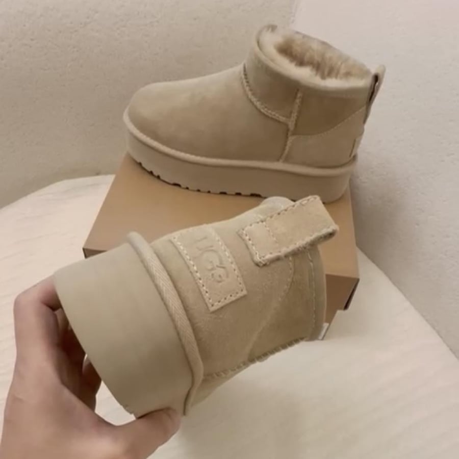 UGG Classic Ultra Mini Platform "Sand" boots