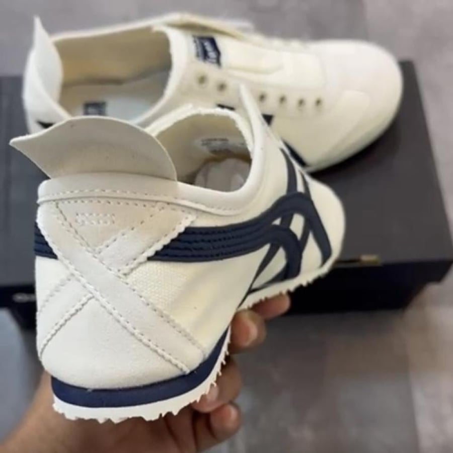 أزرق غامق nitsuka Tiger Mexico 66 Slip On ‘Midnight’