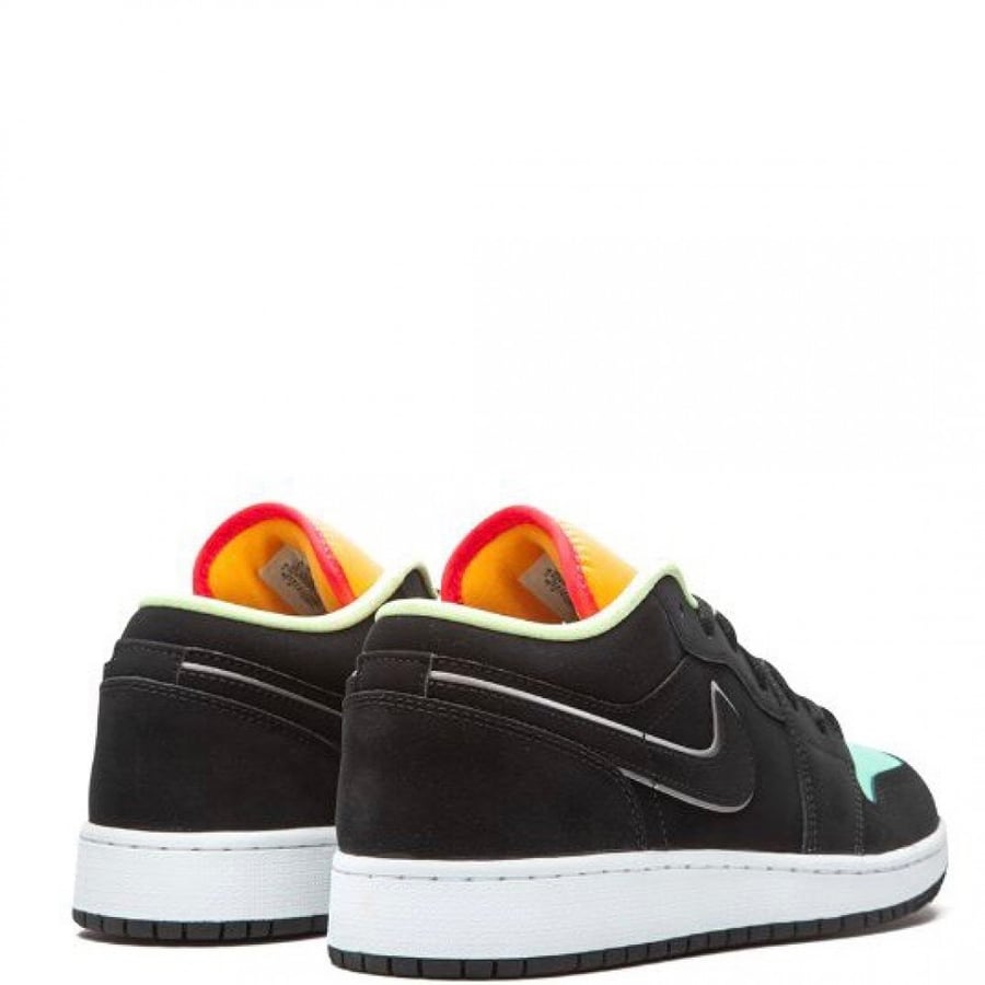 Air Jordan 1 Low SE Black Aurora Green
