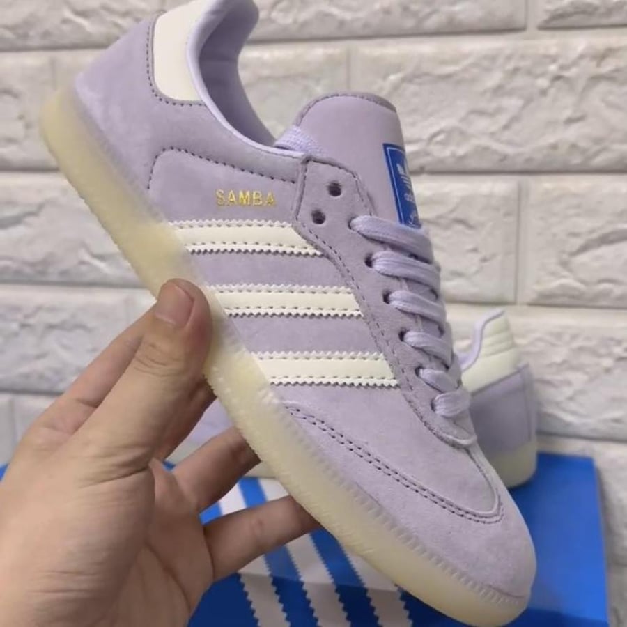 Adidas Samba OG "Silver Dawn/Chalk White/Off White"