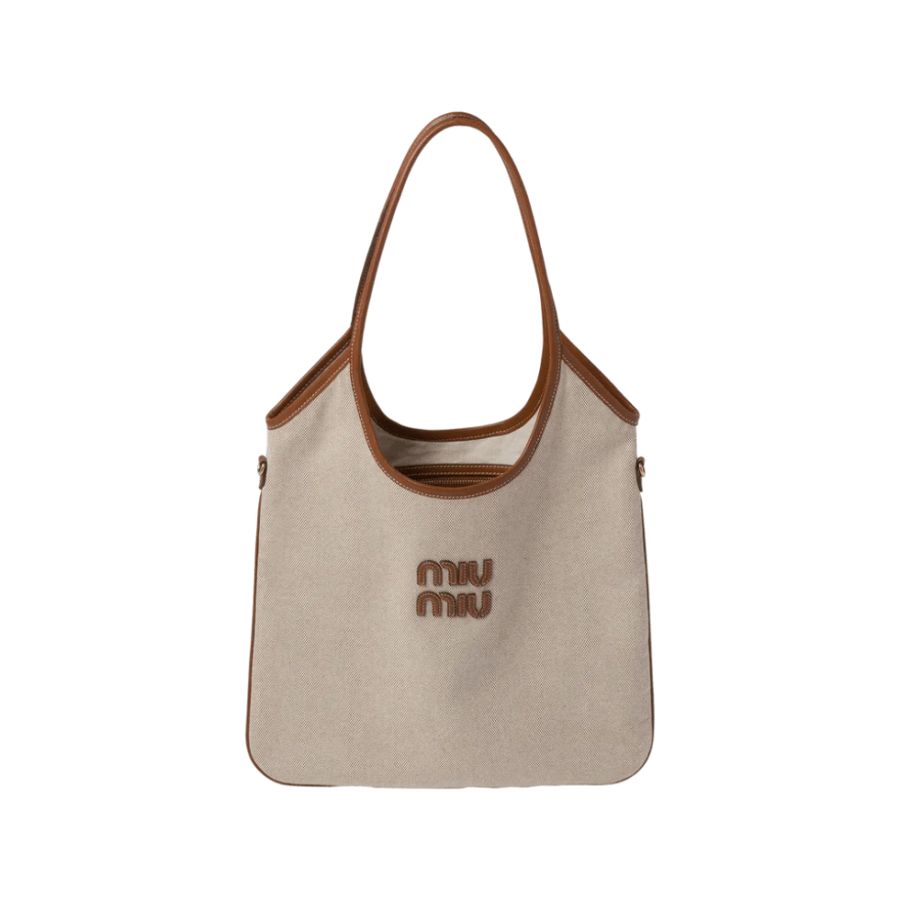 Miu Miu Cognac Ivy Leather Bag