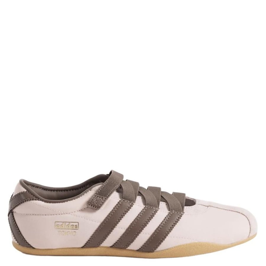 Adidas Tokyo Mary Jane Trainers In Light Pink And brown