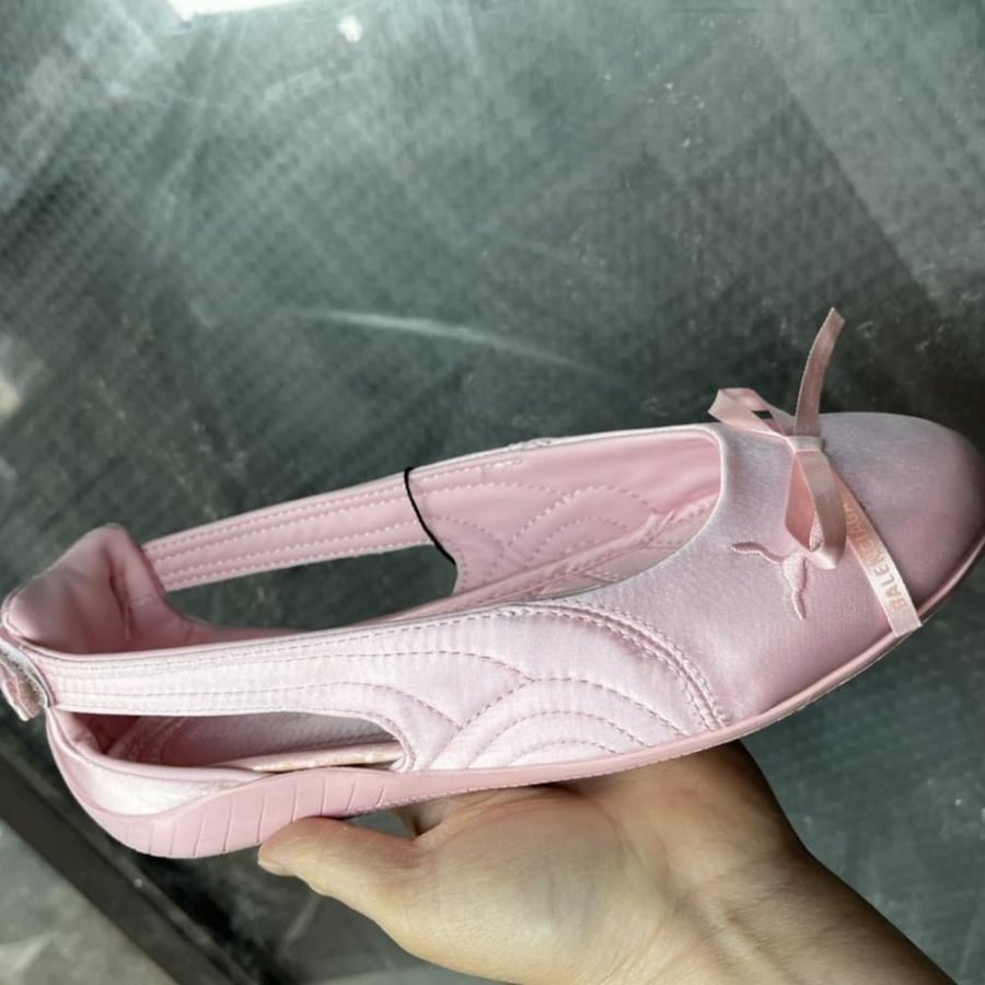 Balenciaga x Puma Speedcat Ballet Satin Light Pink Slip