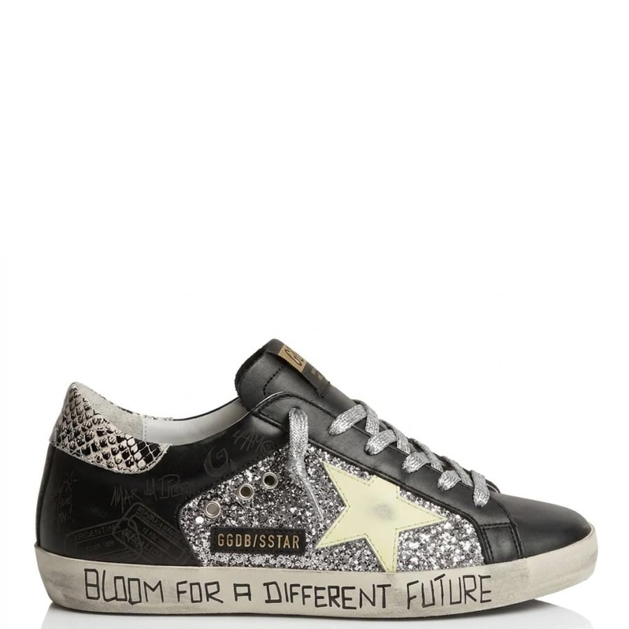 Golden Goose Super-Star 'Bloom For A Different Future' Black