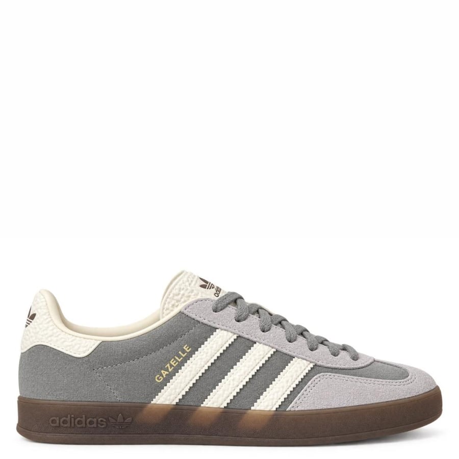 Adidas Gazelle Grey & Cream Gum Sneakers