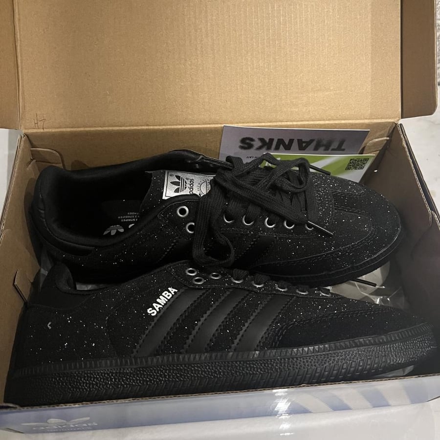 Adidas Samba OG 'Core Black Matte Silver