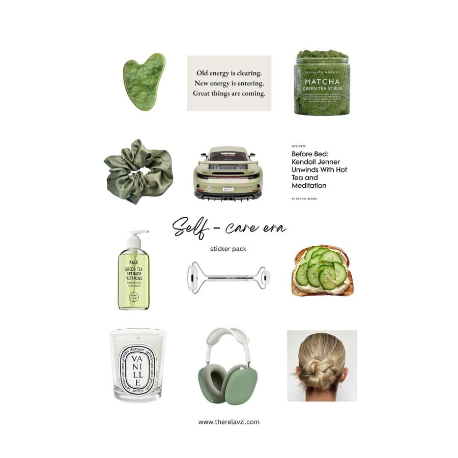 SELF -CARE ERA STICKERS PACK