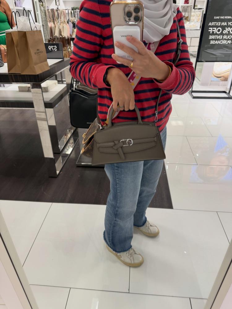 Greta Small Leather Satchel