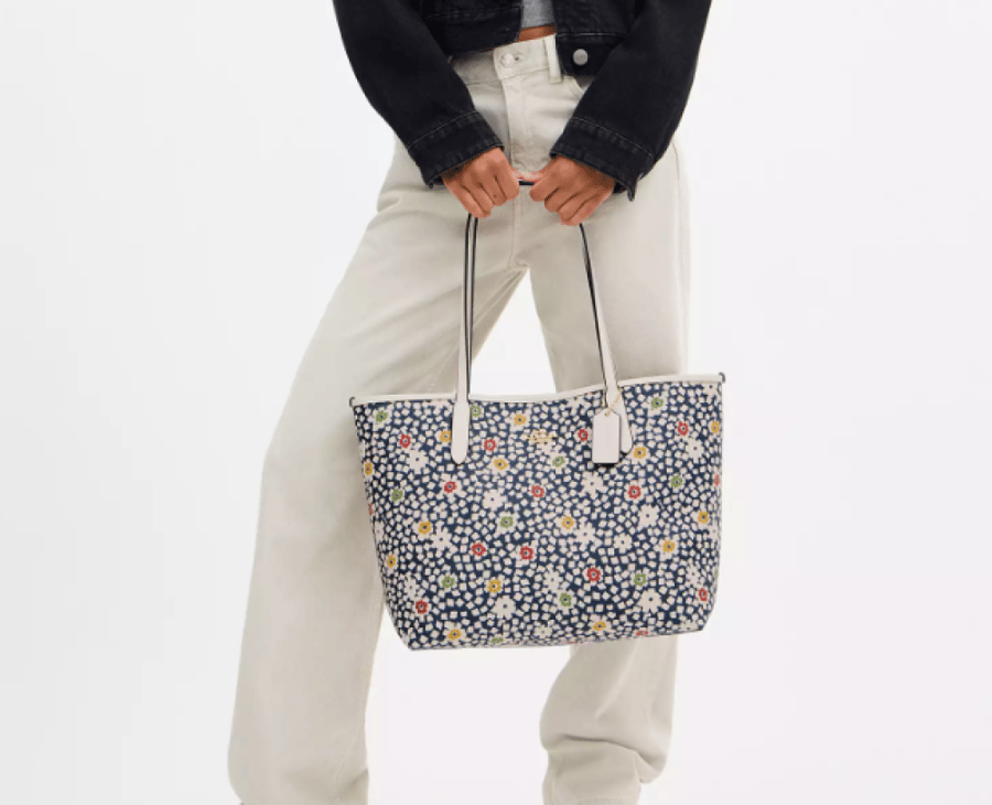 City Tote In Signature Canvas