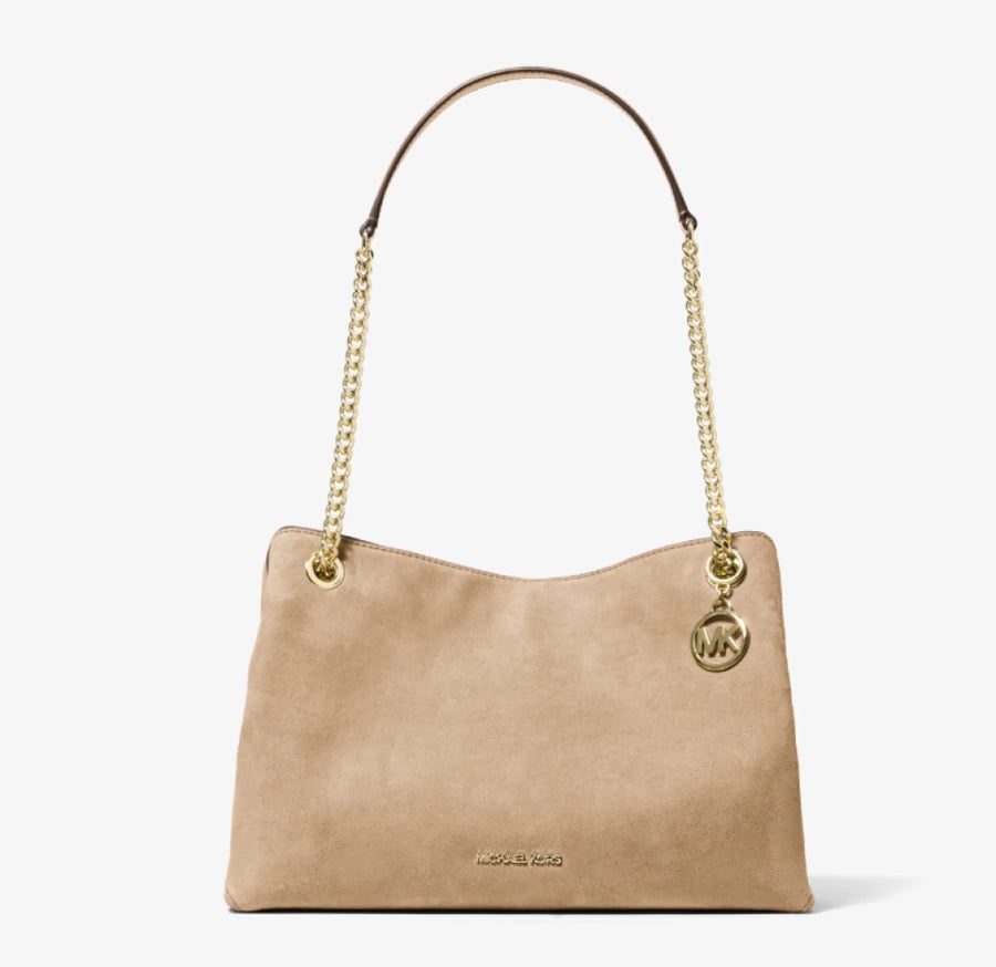 Christina Medium Signature Logo Messenger Bag