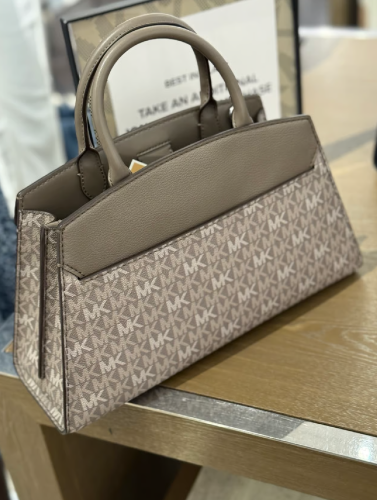 Greta Medium Embossed Satchel
