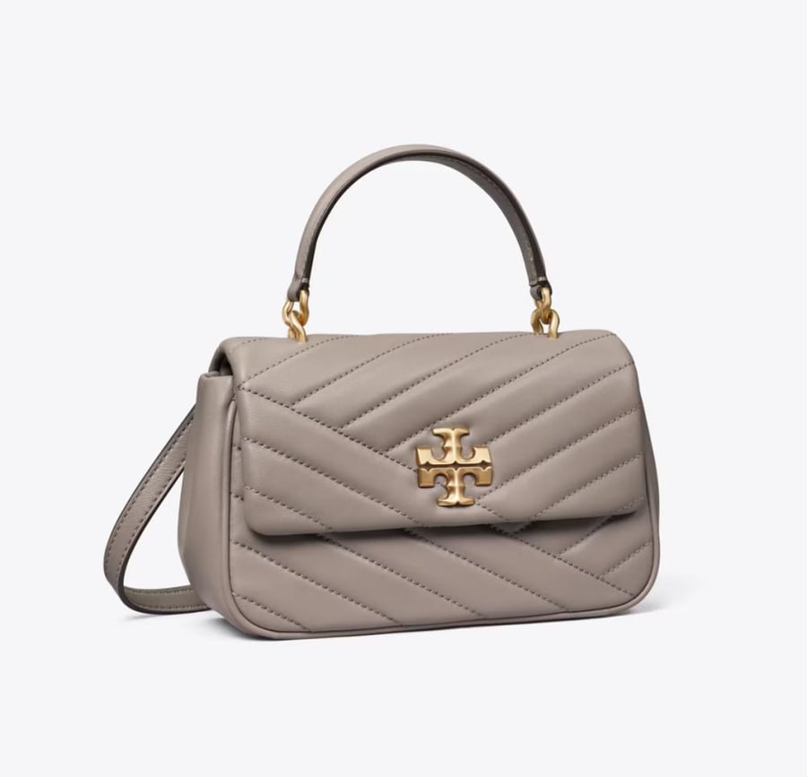 KIRA CHEVRON TOP-HANDLE BAG