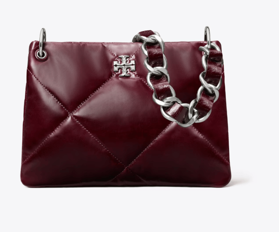 SMALL KIRA DIAMOND QUILT DISTRESSED SHOULDER BAG