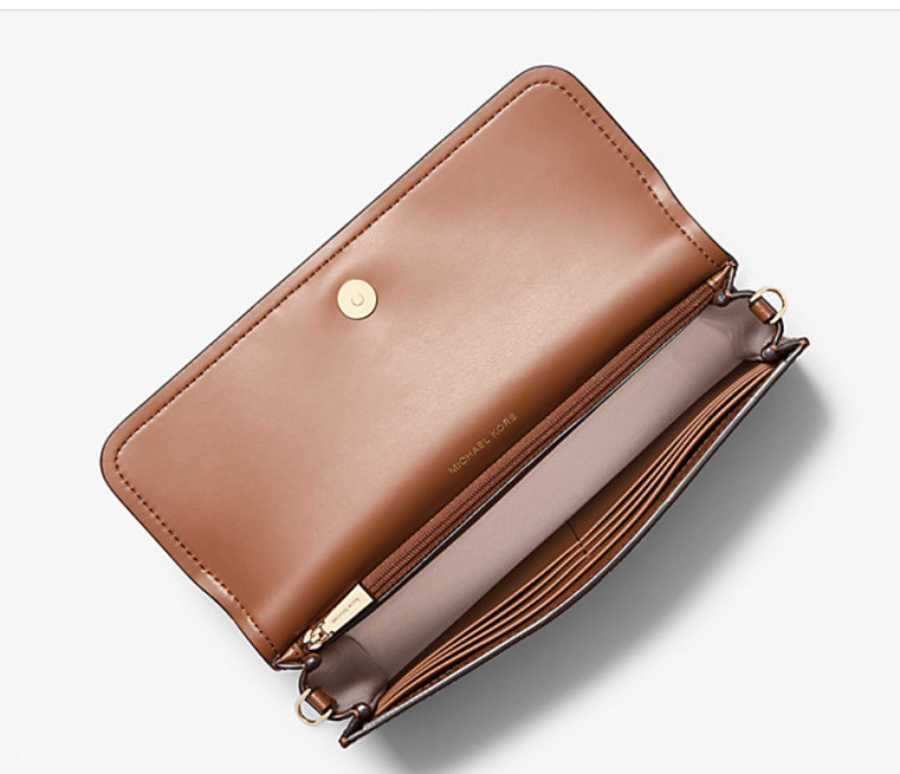 Jet Set Small Signature Logo Smartphone Crossbody Bag