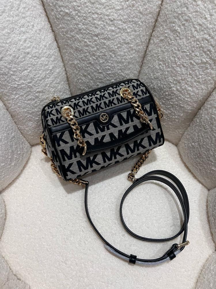 Blaire Extra-Small Logo Jacquard Duffel Crossbody Bag