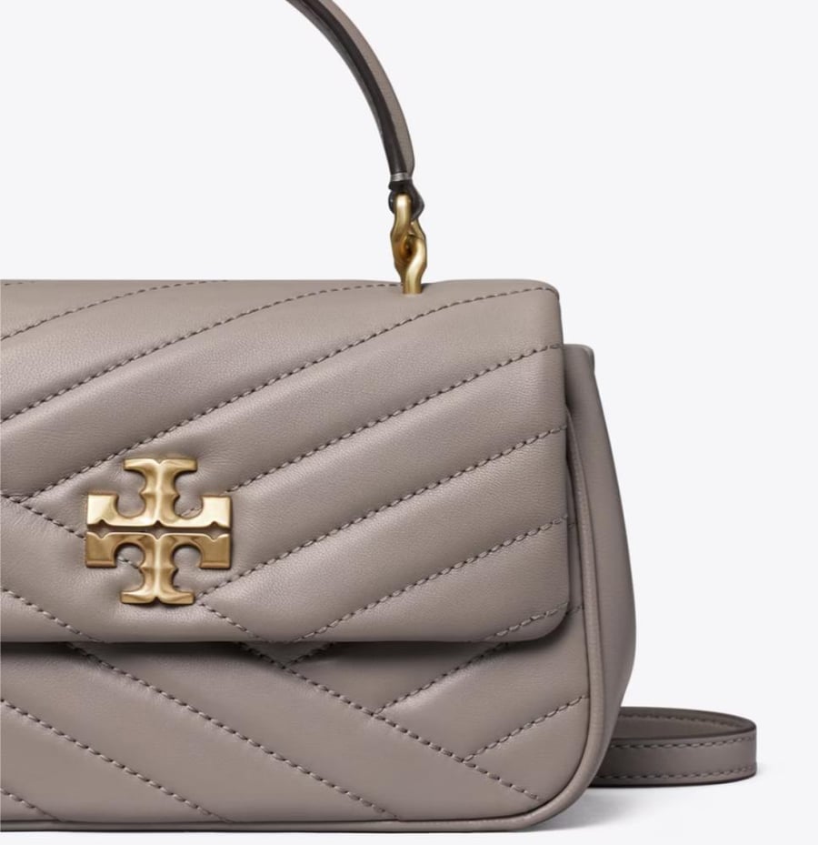 KIRA CHEVRON TOP-HANDLE BAG